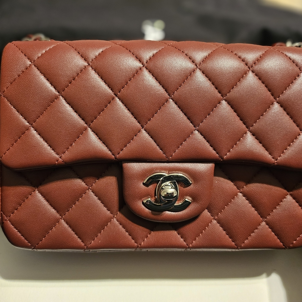 Authentic Chanel Quilted Leather Flap Bag